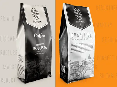Packaging design for Robusta coffee - 1000 gms pack coffee coffee packaging coffee shop coffee warping packaging illustrator deisgn packaging design warping design wrapping paper