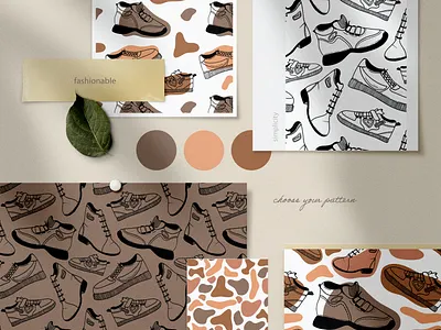 Set with shoes art branding cute design graphic design illustration logo shoe