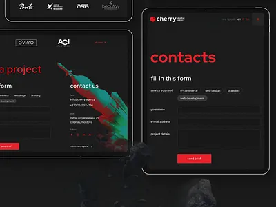 Digital Agency Site Design agency design digital uxui website