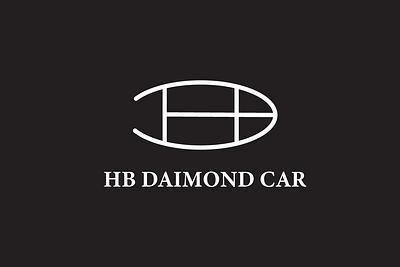 HB DIAMOND CAR adobe illustrator branding graphic design logo logo desing logotipo logotype minimal minimal logo minimalist modern logo