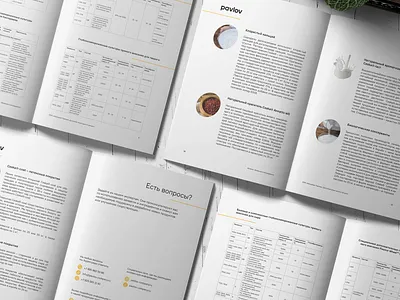 Catalogue design for Pavlov company catalogue design illustration