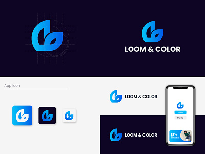 Loom & Color apparel branding clothing brand logo clothing logo company design fashion fashion brand logo graphic design logo loom luxury vector