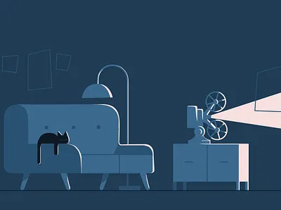 Movie Night fun illustration motion graphics storyboard