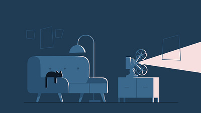 Movie Night fun illustration motion graphics storyboard