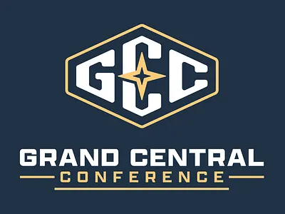 Grand Central Conference branding central college crest design great plains logo ncaa prairie united states vector