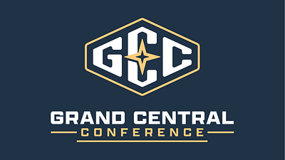 Grand Central Conference branding central college crest design great plains logo ncaa prairie united states vector