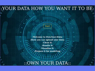 Own Your Data css data science design figma html landing page machine learning ui user interface web design