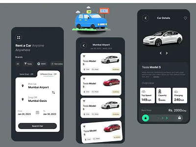 A Rental Car Mobile App