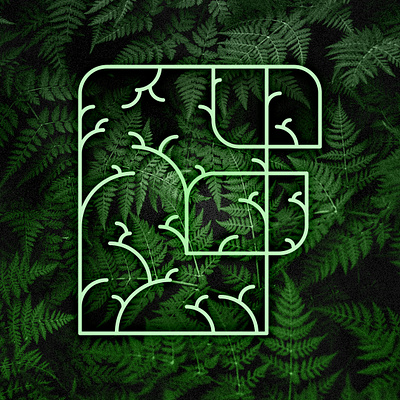The Letter F design illustration lettering typography