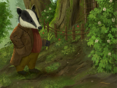 Mr. Badger 2 illustration