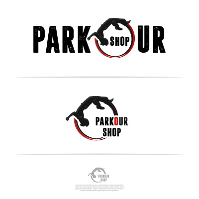 Parkour illustration vector