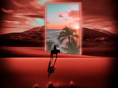 Paradise Portal composition design graphic design illustration manipulation