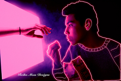 Glow Screen composition design graphic design illustration manipulation