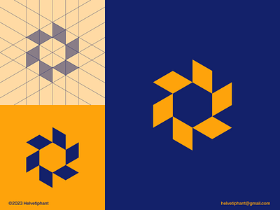Sun Solar Panels abstract logo brand design branding creative logo designs geometric logo hexagonal logo icon logo logo design logo design grid logotype minimalist logo modern logo negative space logo pattern logo radial logo renewable energy solar panels sun logo tech logo