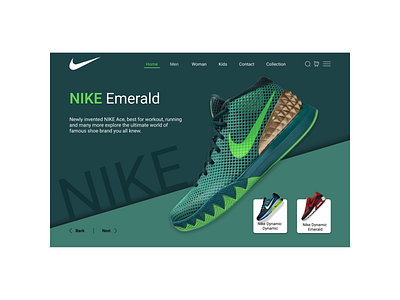 #dailyui, design #003, Landing Page 003 branding dailyui design landingpage nike ui ux