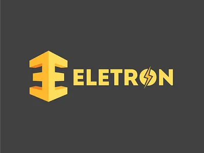 Eletron branding design graphic design logo