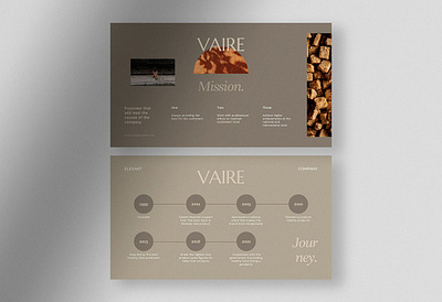 Vaire - Elegant Company Profile PPT #3 app branding design graphic design illustration logo typography ui ux vector