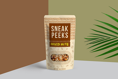 Food Packaging - Mix Dry Fruits food labels food packaging illustrator design photoshop pouch design