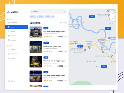 Search Hotel Dashboard app apps design branding dashboard dashboard landing page design design saas designers graphic design hotel management illustration landing page saas search dashboard ui uiux webdesign website