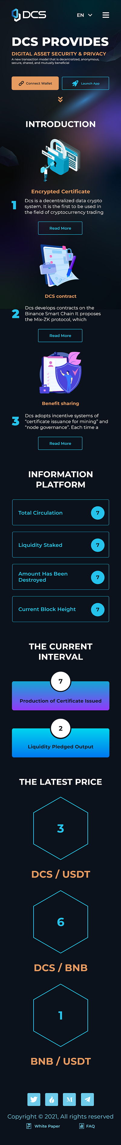DCS Cash Wallet Responsive branding cahd cashwallet design illustration layout logo template theme ui uiux wallet web design