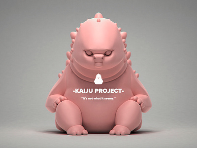 •KAIJU PROJECT• 3d animation art toys collection concept art cute danil yad design designer toys fan art graphic design illustration kaiju logo sculpt