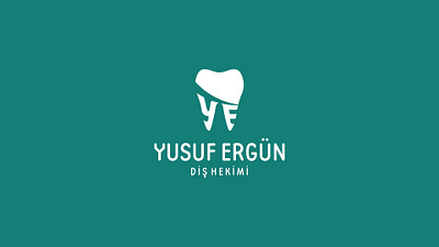 YUSUF ERGÜN | Diş Hekimi - Logo Design 🦷 brand brand design branding dent dental dentalclinic dentist dentistry design graphic graphic design graphicdesign graphicdesigner illustrator logo logodesign logodesigner teeth tooth vector