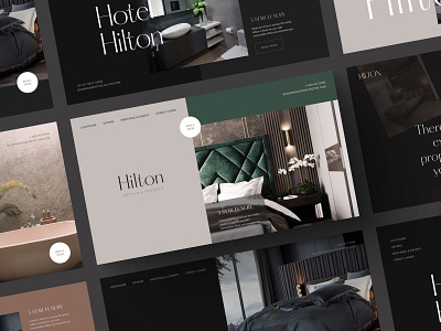 Website Redesign Concept : Hilton Hotel branding design design system hilton hotel homepage design hospitalilty illustration typography ui ui design uiux ux web design website website design website development