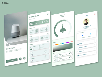 Dream Home IOT Mobile Application app iot mobile ui