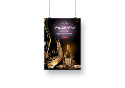 Wine Poster Design Template..... advertising branding business business template design graphic design poster design template design wine poster design