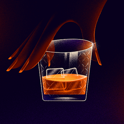 Whisky alchohol beverage delicious feminine graphic design illustration texture whisky