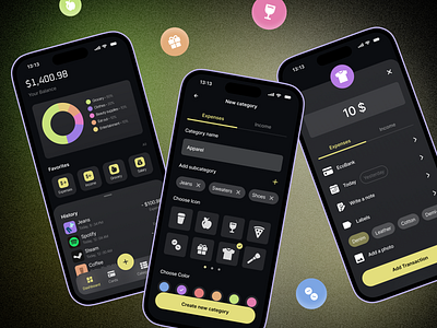 Expense Tracker App app budget design expense tracker expenses finance mobile tracker ui ui design ux