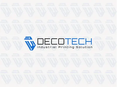 Deco Tech Logo argrafis brand branding company decotech design logo print printing tech typography vector wordmark