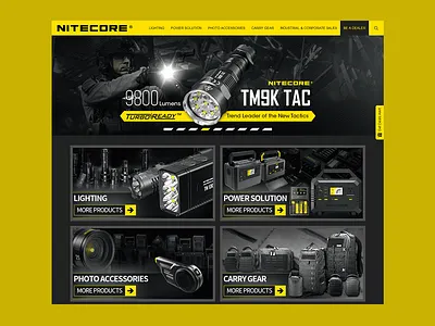 NITECORE ecommerce wordpress