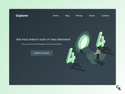 Daily UI 008 - 404 Page 404 design 404 not found 404 page daily ui day 8 dailyui design illustration ui ux