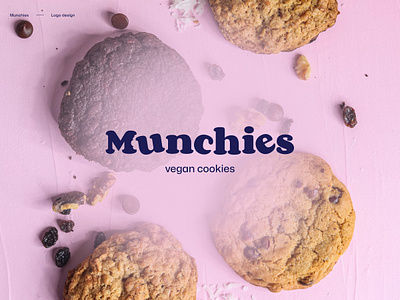 Munchies // Logo design 🍪 adobe illustrator branding cookie cookie branding cookie logo cookies design food graphic design illustrator logo logo design logo designer logotype minimalism simple sweet