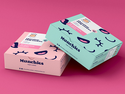 Munchies // Packaging 🍪 box design brand branding cookie cookie box cookie box design cookie branding cookie logo cookie packaging cookie packaging design cookies design food graphic design graphic designer logo logo design logo designer sweet vegan cookies