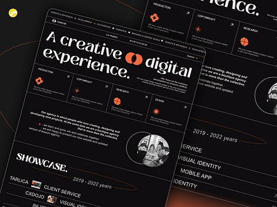 Digital Agency Website Design agency agency website creative agency dark digital dugital agency marketing old fashioned ui ux ui ux design web web design web ui web ui design website website concept website design website idea