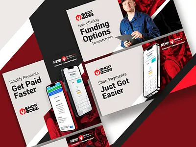 Paid Social Ads for Shop Boss, an automotive software ads design marketing software