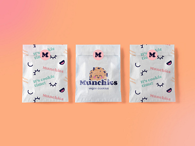 Munchies // Packaging 🍪 branding cookie cookie brand cookie packaging cookie packaging design cookie shop cookies designer food graphic design logo logo design logo designer packaging packaging design sweet vegan cookies