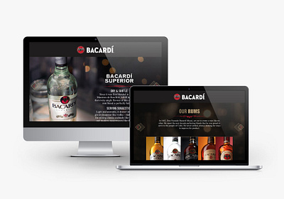 BACARDI APPLICATION app development ui ux