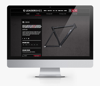 LEADER BIKES development ui ux