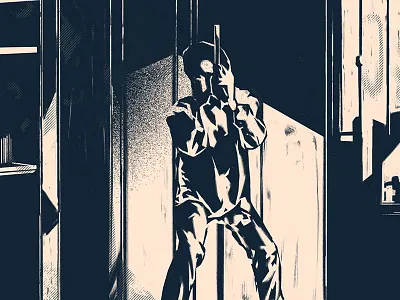 Pulp Fiction Open Title - Style Frame 05 2danimation illustration mgcollective motion design motiondesignschool motionlovers