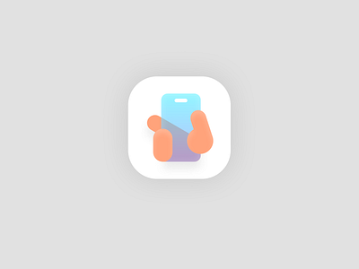 Skeuomorphic Phone icon 2d colors design figma hand icon icon set iconic icons icons design illustration logo logo design modern phone ui vector