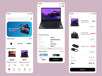 Laptop online shop app apple checkout design e commerce ecommerce graphic design laptop logo online onlineshop payment product purchase sale shopping ui uiux userinterface ux
