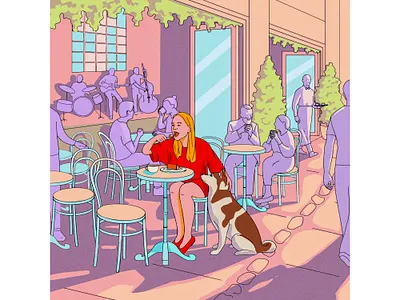 The Mental Function No. 1: The Many Kinds of Perceptions 2d illustration book illustration editorial illustration psychology