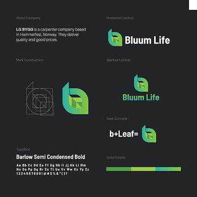 B+Leaf Logo b logo branding graphic design logo