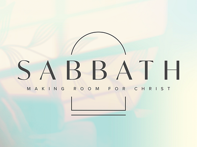 Sabbath Sermon Series church graphic design logo sabbath sermon series