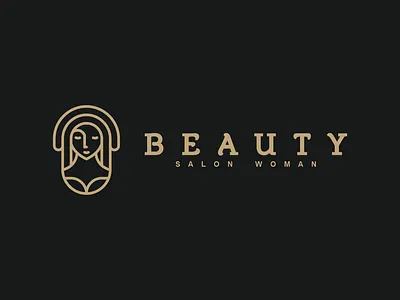 Beauty Line Art Logo 3d animation app behance branding design dribbble graphic design icon illustration instagram logo motion graphics typography ui vector