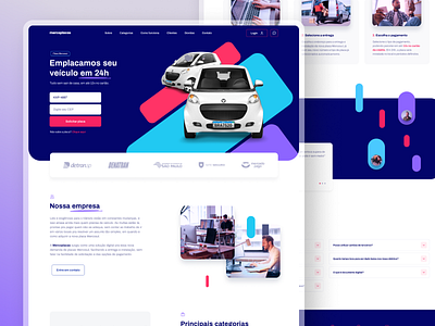 Mercoplacas interface design landing landing page site ui ui design ux ux design web web design