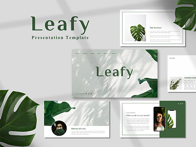 LEAFY - Creative & Business PowerPoint Template power point